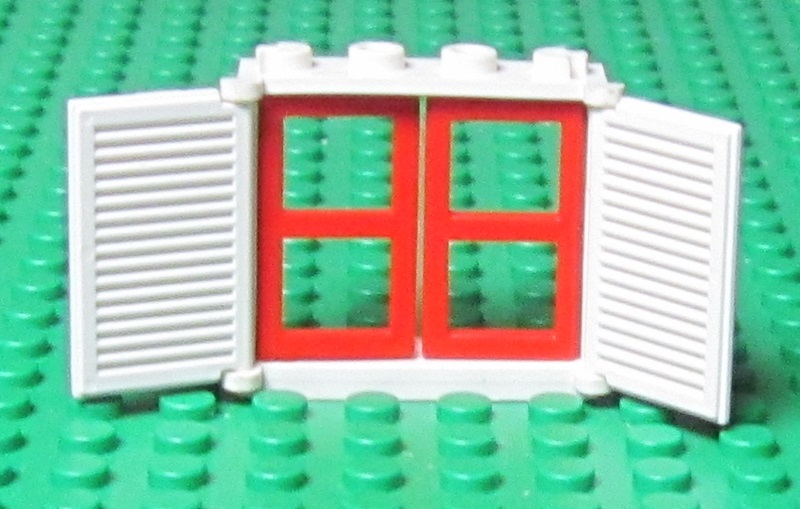 0150 Lego Vindue med skodder 1 * 4 * 4