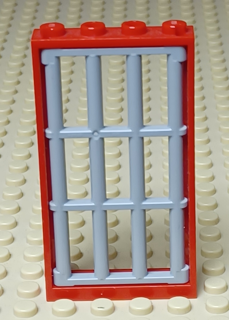 0130 Lego Facade vindue 1 * 4 * 8