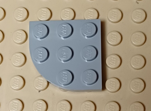 Lego plade rund ( 3 mm )